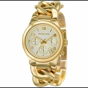 Chain Round Quartz Watch Stainless Elegant Style